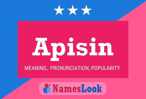 Apisin Name Poster