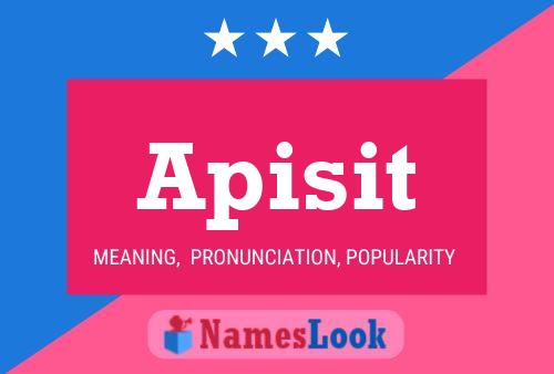 Apisit Name Poster