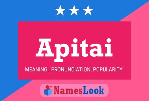 Apitai Name Poster