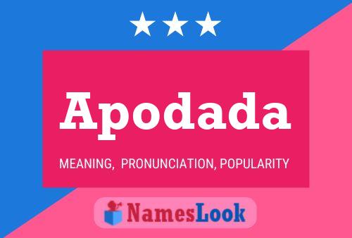 Apodada Name Poster