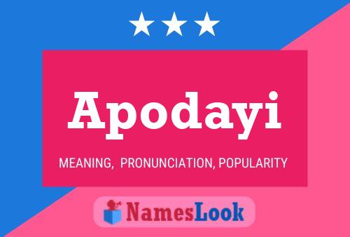 Apodayi Name Poster