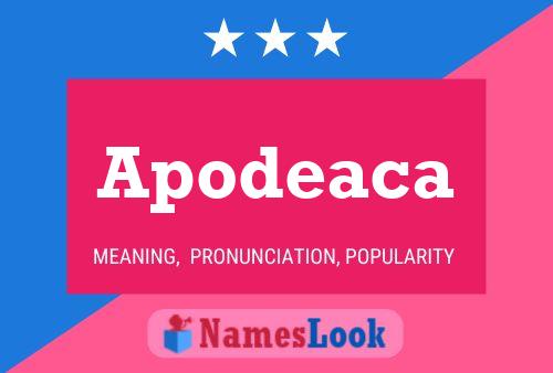 Apodeaca Name Poster