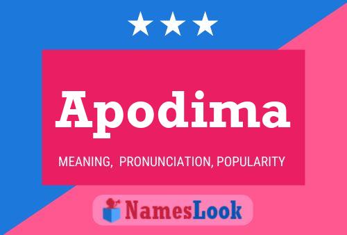 Apodima Name Poster