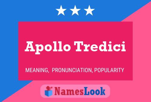 Apollo Tredici Name Poster