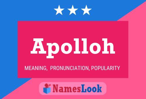 Apolloh Name Poster