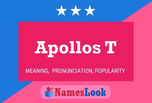 Apollos T Name Poster