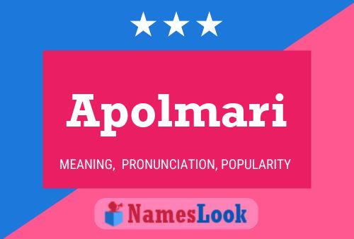 Apolmari Name Poster