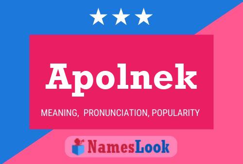 Apolnek Name Poster