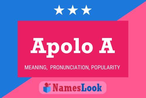 Apolo A Name Poster