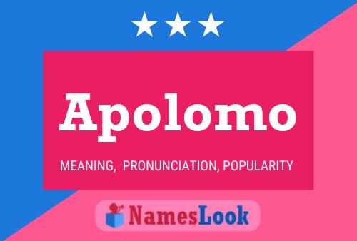 Apolomo Name Poster