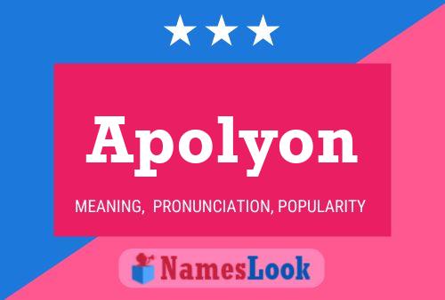 Apolyon Name Poster