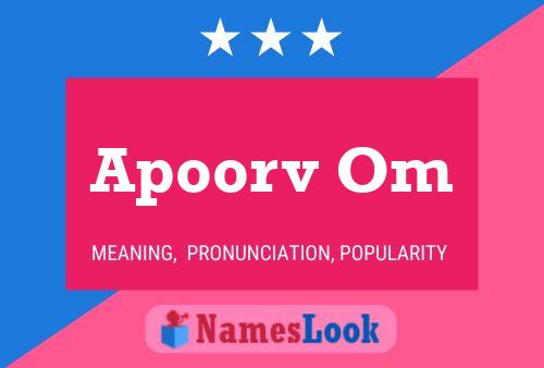 Apoorv Om Name Poster