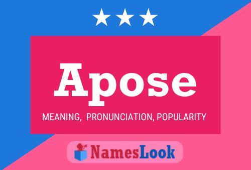 Apose Name Poster