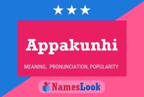 Appakunhi Name Poster