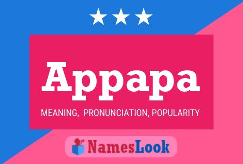 Appapa Name Poster