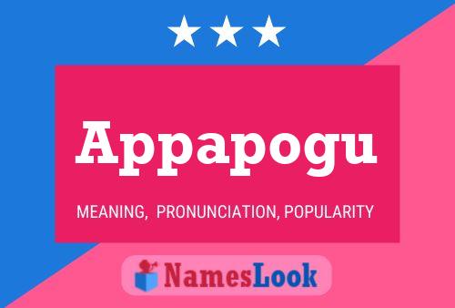 Appapogu Name Poster