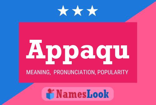 Appaqu Name Poster