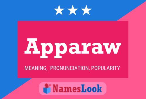 Apparaw Name Poster