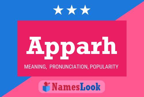 Apparh Name Poster