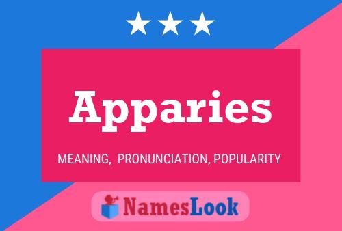 Apparies Name Poster