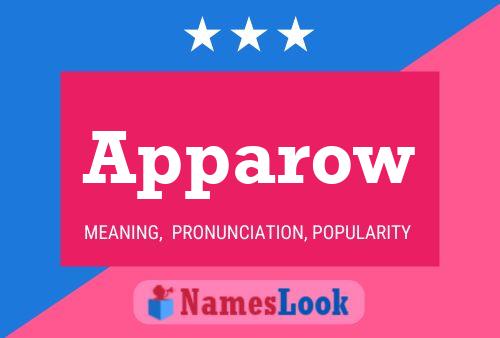 Apparow Name Poster