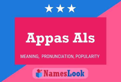 Appas Als Name Poster