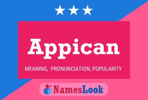 Appican Name Poster