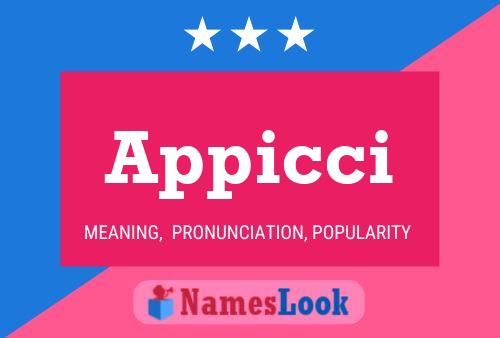 Appicci Name Poster