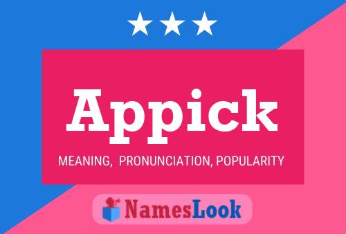 Appick Name Poster