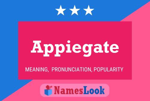 Appiegate Name Poster