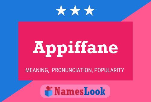 Appiffane Name Poster