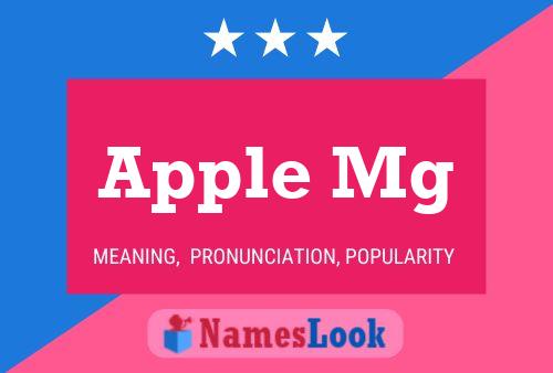 Apple Mg Name Poster