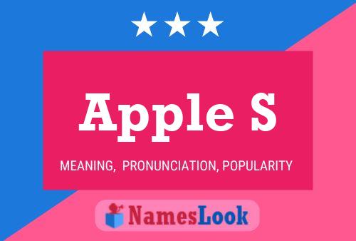 Apple S Name Poster