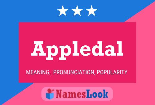 Appledal Name Poster