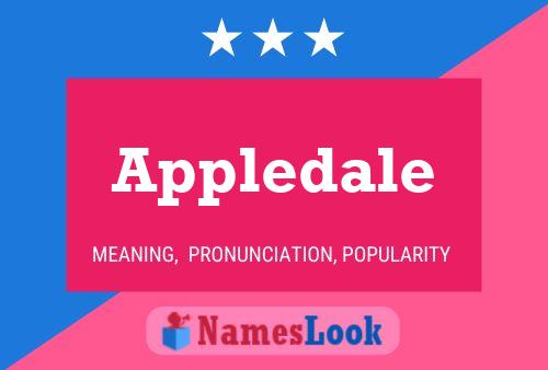 Appledale Name Poster