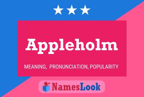 Appleholm Name Poster