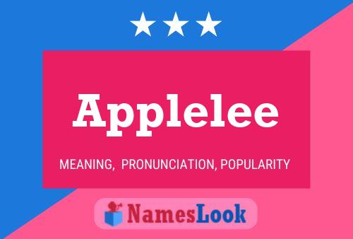 Applelee Name Poster