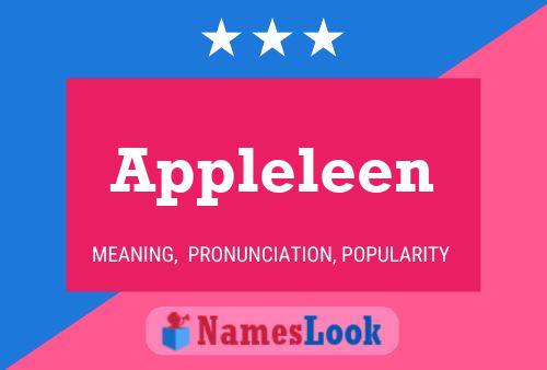 Appleleen Name Poster