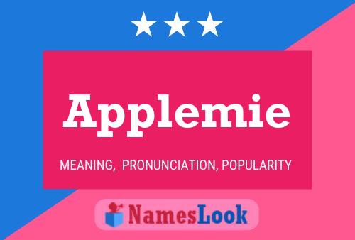 Applemie Name Poster