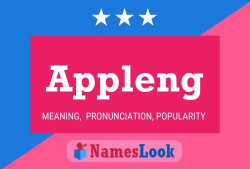 Appleng Name Poster