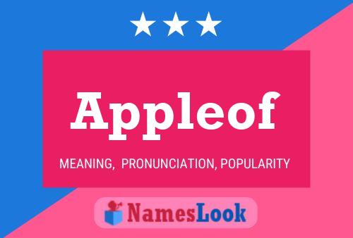 Appleof Name Poster