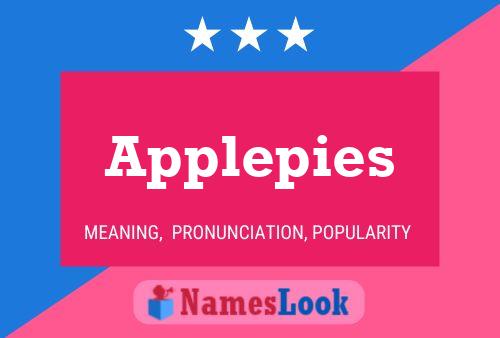 Applepies Name Poster