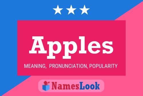 Apples Name Poster