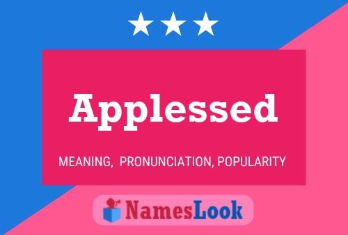 Applessed Name Poster