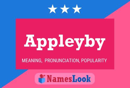 Appleyby Name Poster