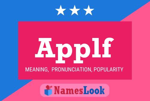 Applf Name Poster