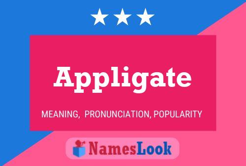 Appligate Name Poster