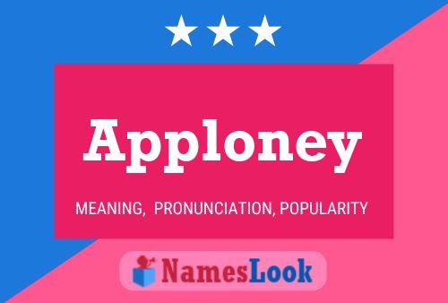 Apploney Name Poster