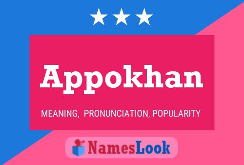 Appokhan Name Poster