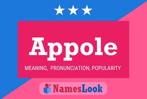 Appole Name Poster